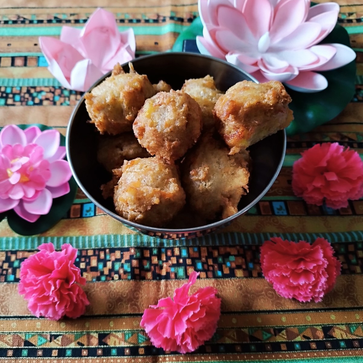 Unniyappam, beignets à la&nbsp;banane