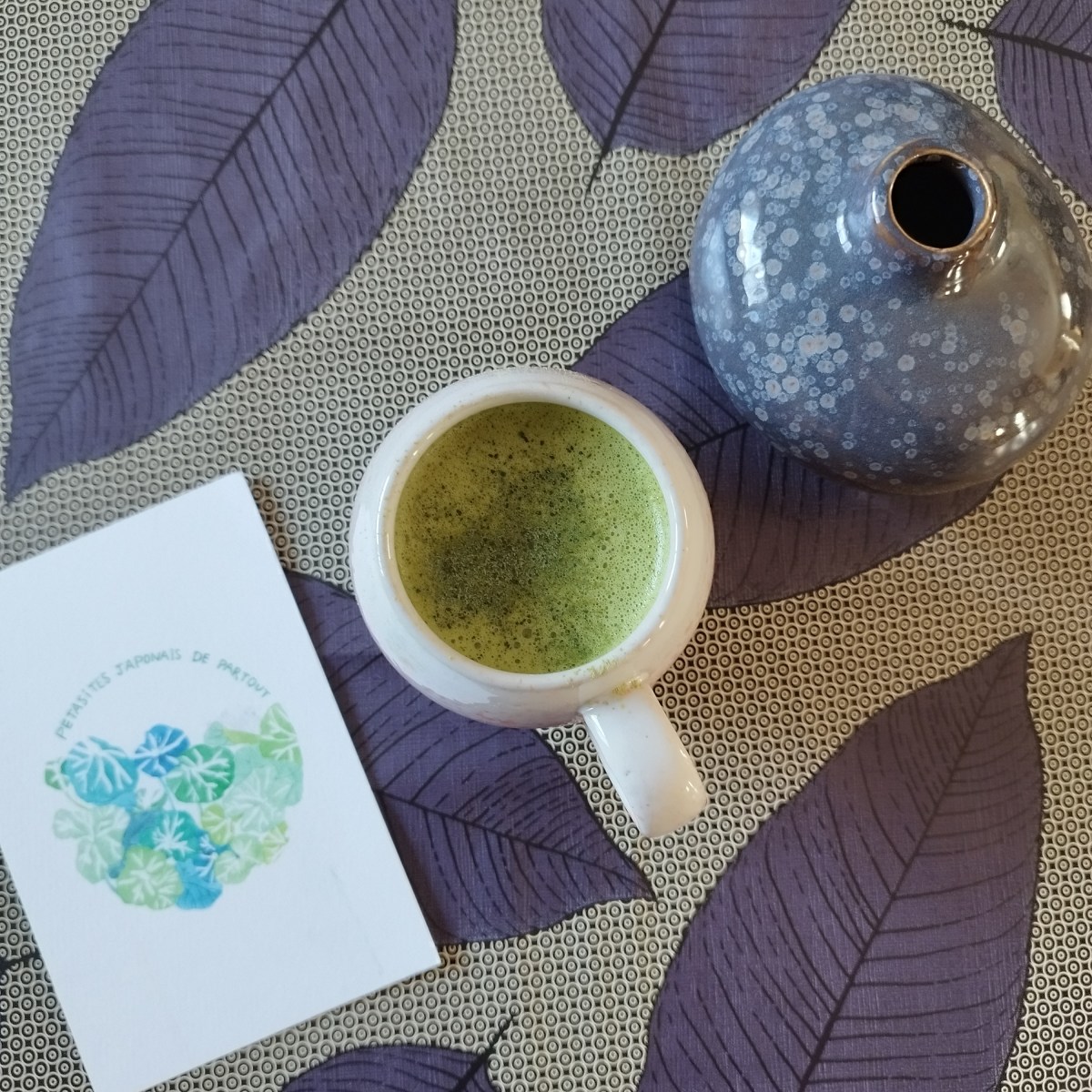 Spiced matcha latte