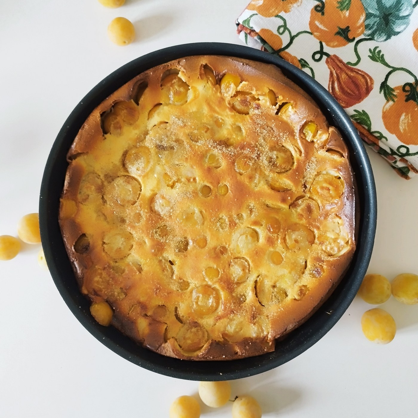 Clafoutis prunes mirabelle