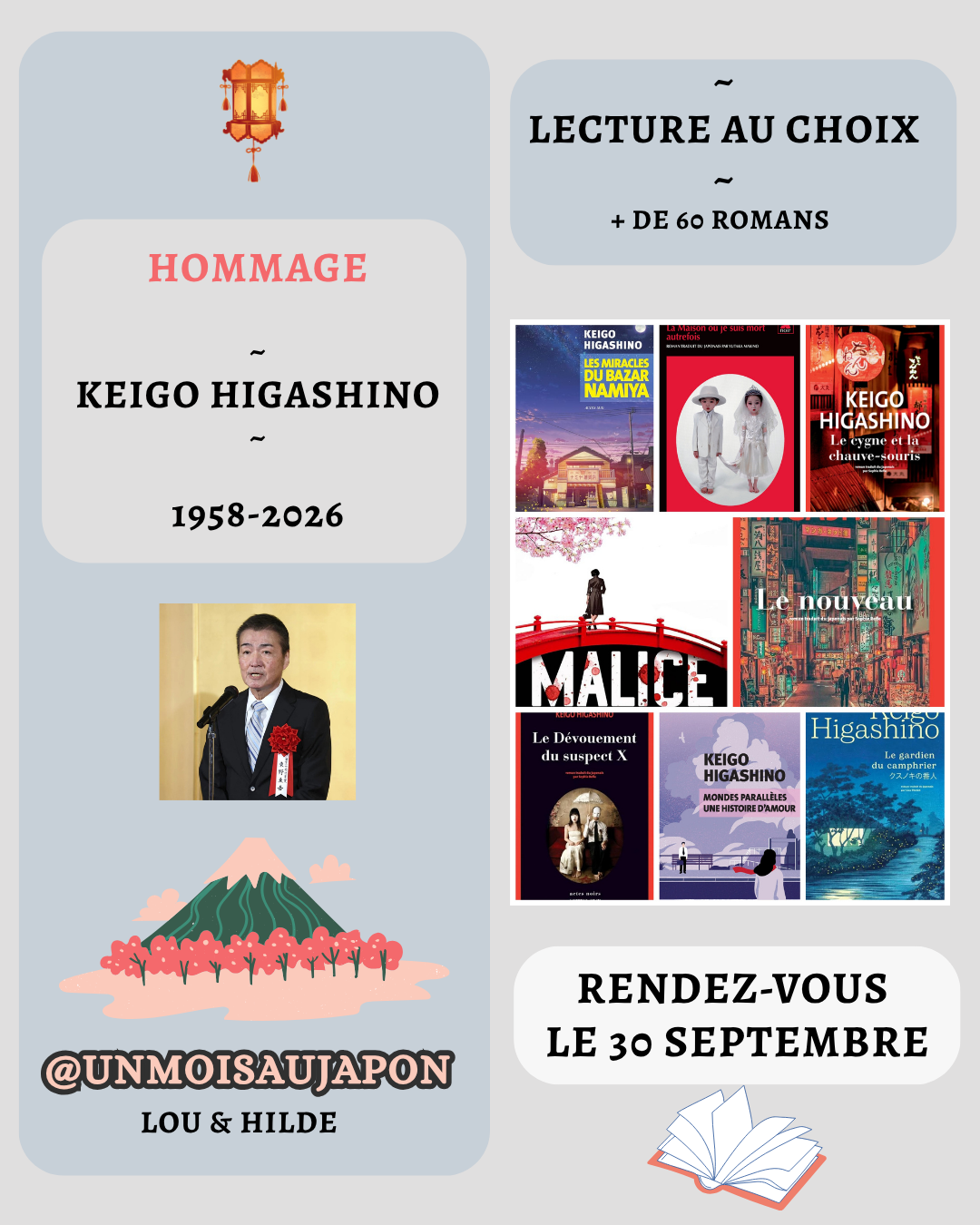 Hommage Keigo Higashino